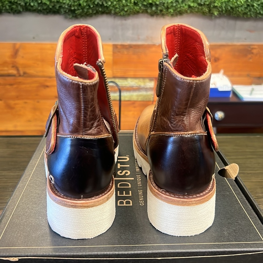 Bed Stu Tan and Brown Ankle Boots - Picture 4 of 4